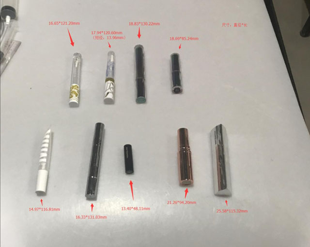 口红底部贴标机全自动定位贴标机化妆品产品贴标设备(图6)