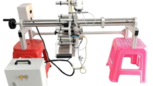 流水线贴标头带定制1米可调节龙门架全自动平面不干胶标签贴标机