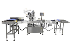 高速贴标机立转卧相机视觉检测带全自动入托机构